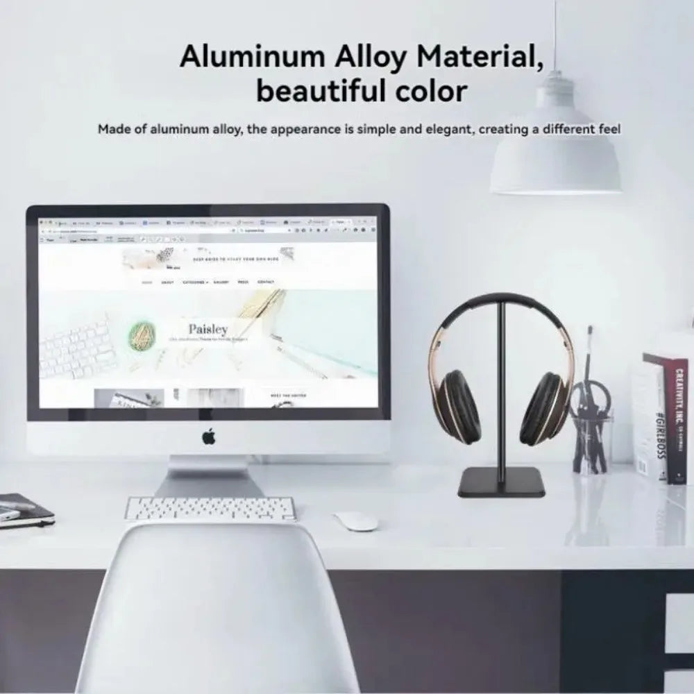 Headset Stand Holder Headphone Plastic Rack Mount Hanger Flexible Earphone Gamer Hanger Organizer Display Support For Airpod Max