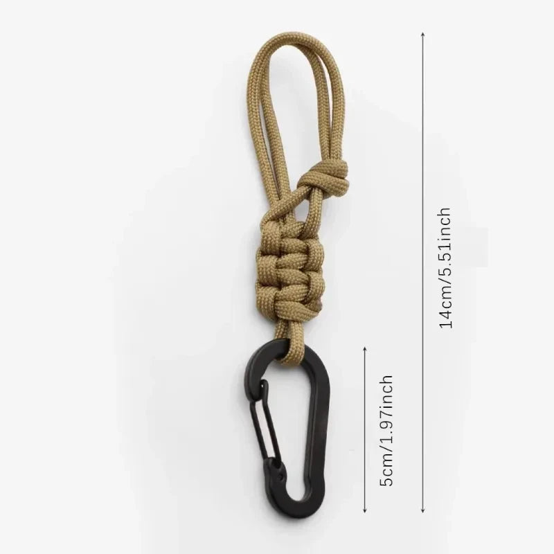 Multifunctional Outdoor Paracord Water Bottle Holder Lanyard, Portable Universal Water Bottle Strap for Backpack Hat Mineral Wat