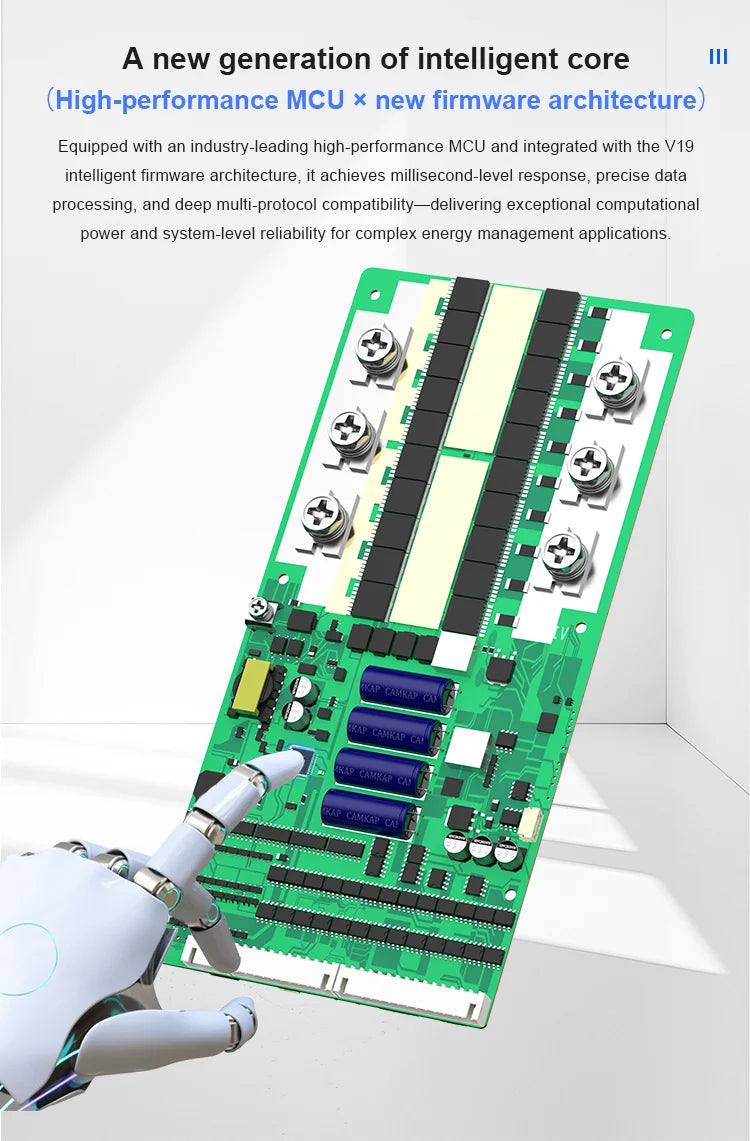 JK BMS 100A Jikong BMS JK-B1A8S10P Smart BMS 8S 24V Active Balance 1A BMS for LiFePO4 Lithium Ion Battery BMS RS485 CAN App BT