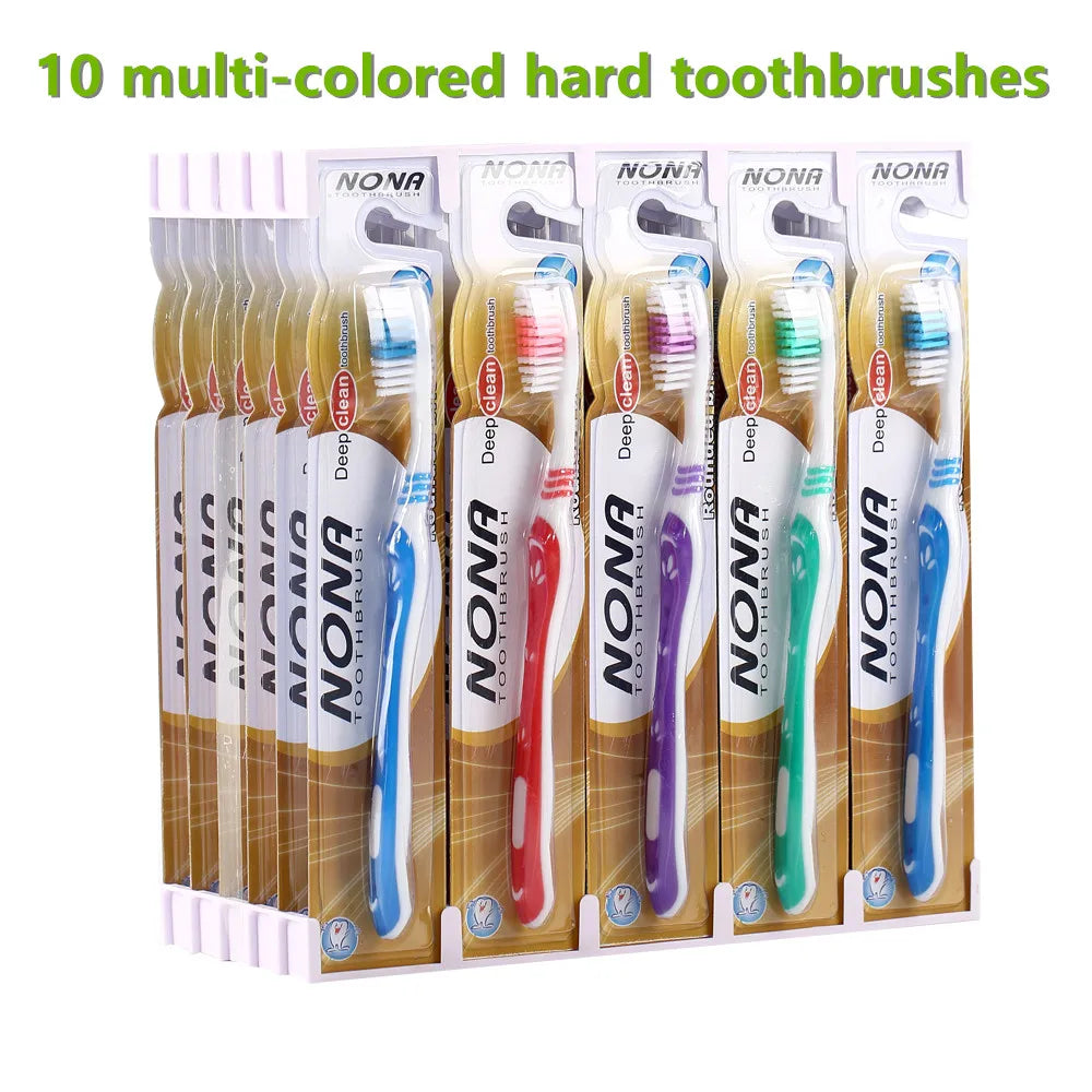 NONA toothbrush, natural, high quality manual toothbrush, soft bristles, suitable for gums, for everyday deep cleaning oral care