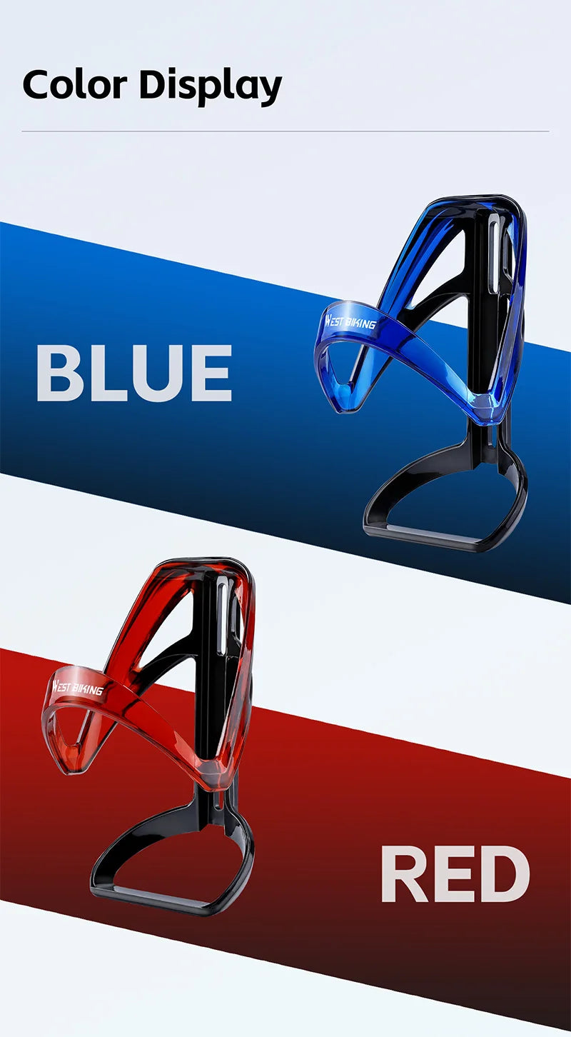 WEST BIKING Bicycle Bottle Cage Lightweight High Toughness Cycling Water Bottle Holder Drink Cup Stand MTB Road Bike Accessories
