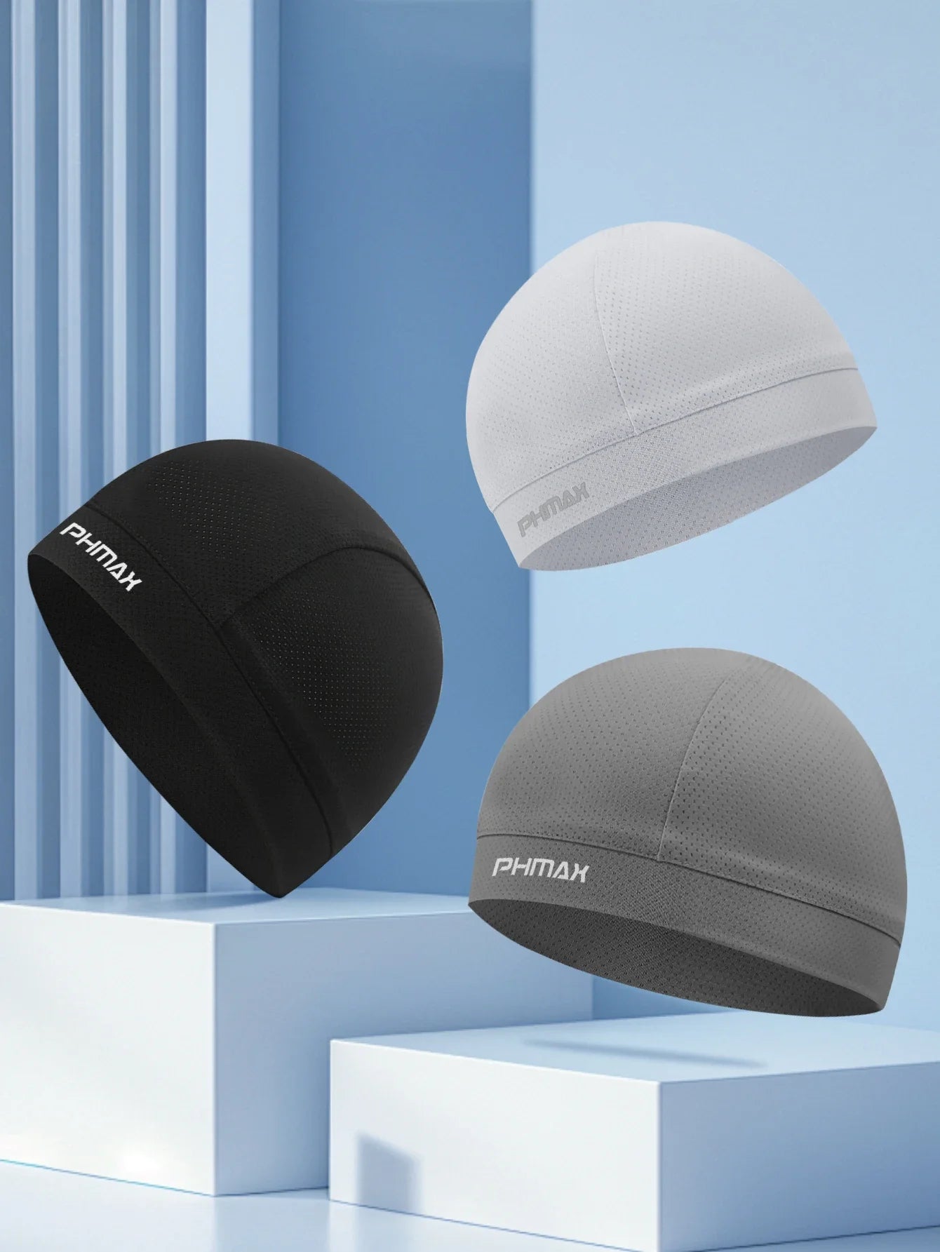 PHMAX Ice Silk Cycling Cap Mesh Breathable Ice Cool Sports Cap Sun Protection Cycling Cap Bicycle Mask Sports Headband