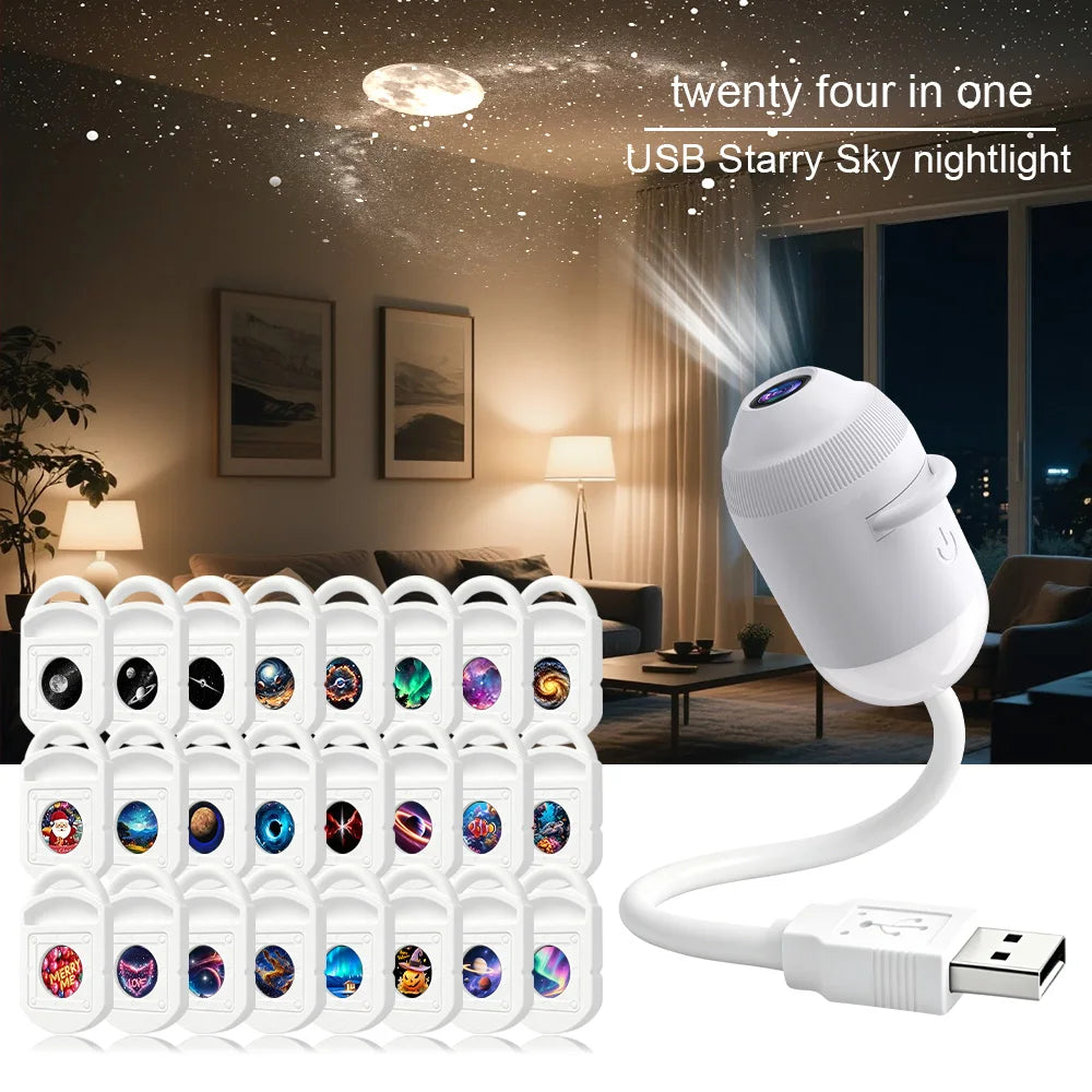Starry Sky Roof Shed Light Car Starry Sky Roof Car Starry Sky Light Interior Atmosphere Roof USB Night Light