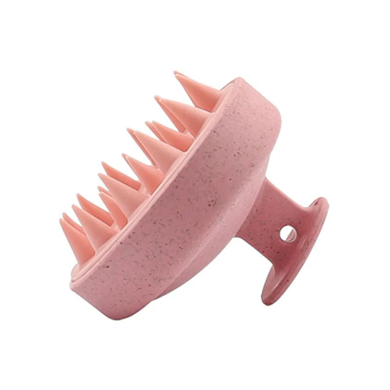 Silicone Shampoo Brush Head Scalp Massage Comb Hair Washing Comb Body Massage Brush Bath Shower Brush Salon Hairdressing Tool