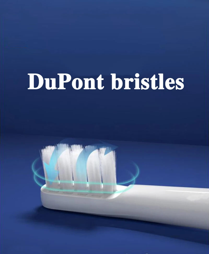 10PCS Replaceable Brush Heads for XIAOMI T100 Sonic Electric Toothbrush Soft DuPont Caps Bristle Brush Vacuum Package Nozzles