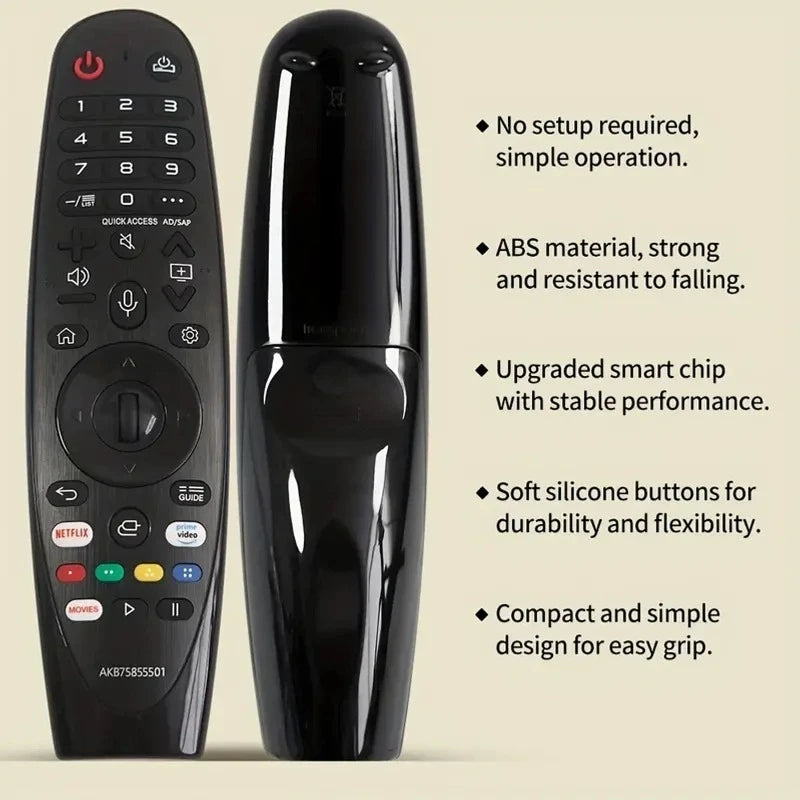Voice Magic Remote Control Replacement AN-MR20GA MR19BA MR18BA MR650A For Smart TV With Pointer