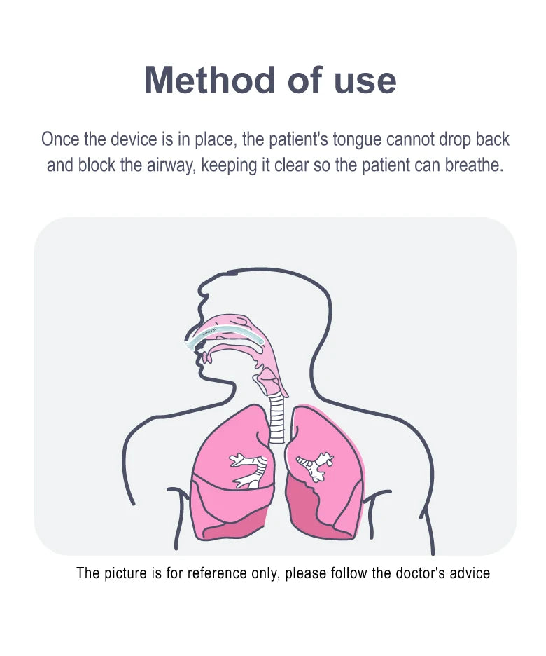 5PCS/12PCS Nasopharyngeal Airway Nasal Pharyngeal Duct Health Care Tool Accessory Help Sleeplessness For Emergency First Aid