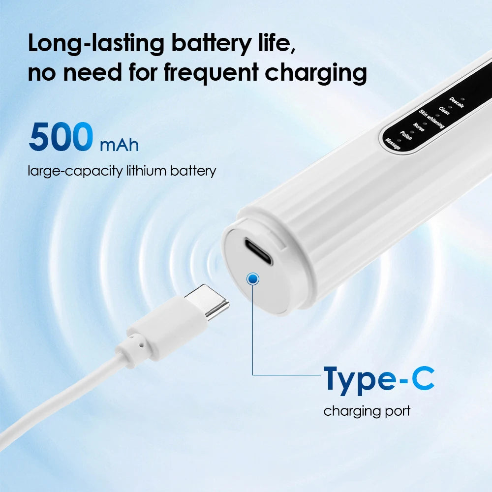 Sonic Electric Toothbrush Teeth Whitening Kit Tooth Whitener Calculus Plaque Tartar Remover Tools Cleaner Stain Oral Care