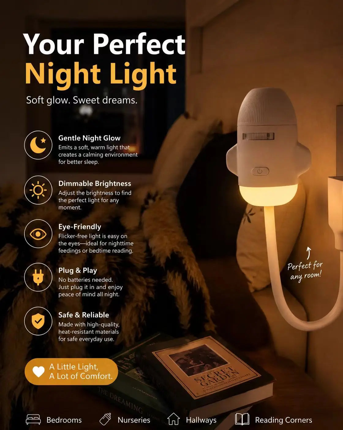 2-in-1 USB Galaxy Projection Light Adjustable Focus Ambient Star Projector Lights Car Projection Lamp Space Moon Night Light
