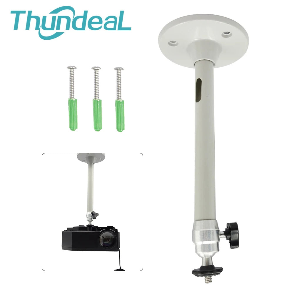 6mm Camera Monopods 21cm Projector Tripod Metal Wall Mount 1/4 Hanger Mounting Kit TD90 TD60 P62 Mini Projector Camera Bracket