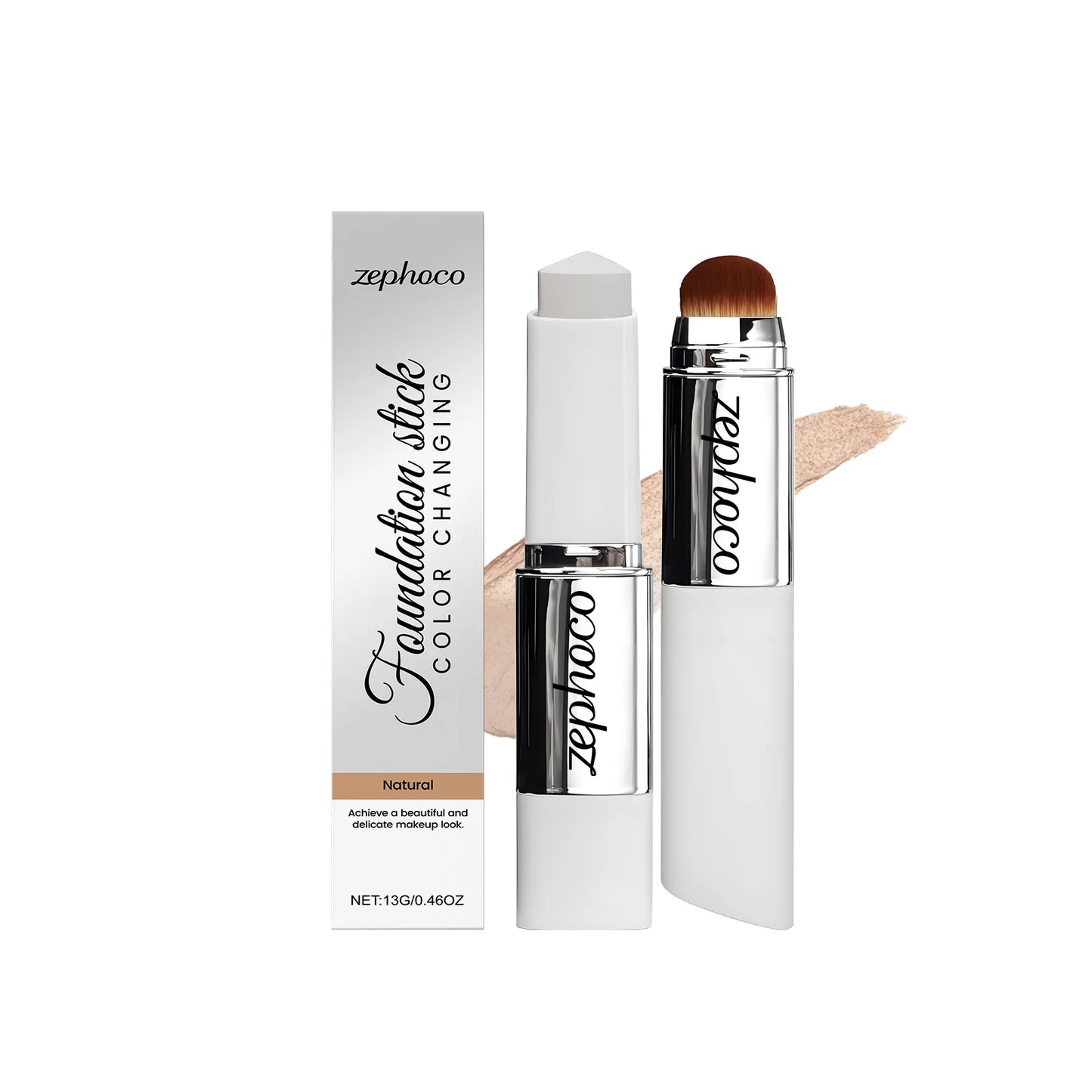 Foundation Stick Natural Persistent No Trace Makeup Feeling Even Skin Tone Invisible Pores Decorate Fine Lines Concealer Stick