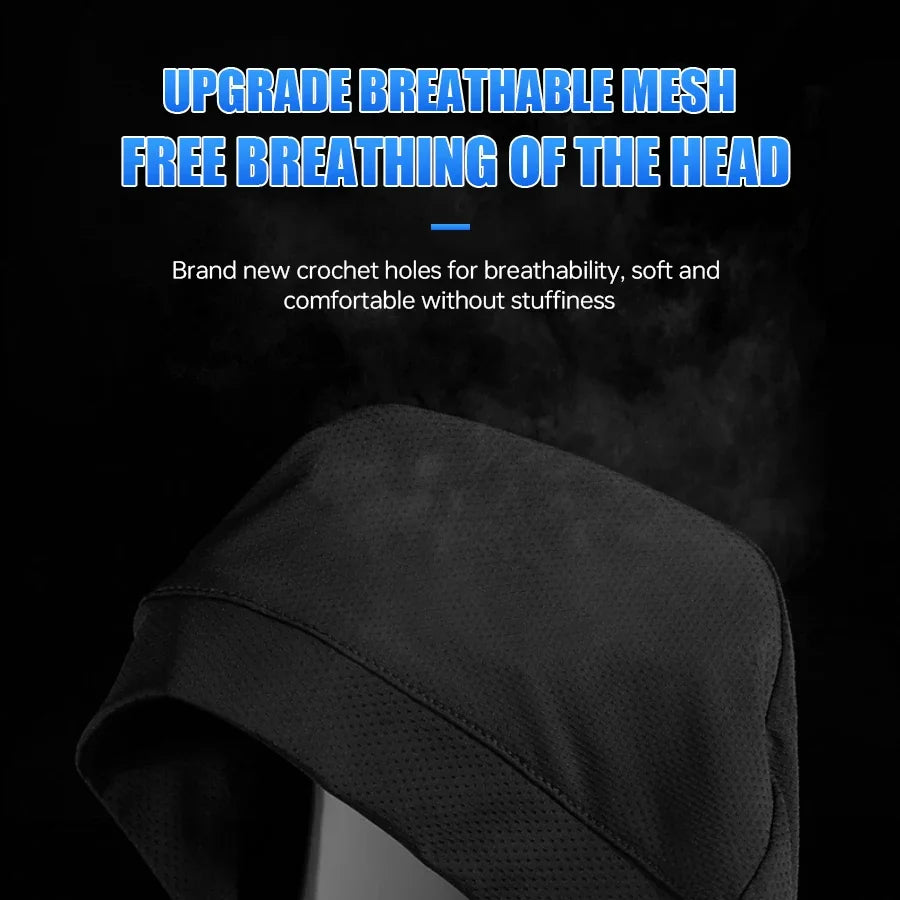 PHMAX Ice Silk Cycling Cap Mesh Breathable Ice Cool Sports Cap Sun Protection Cycling Cap Bicycle Mask Sports Headband