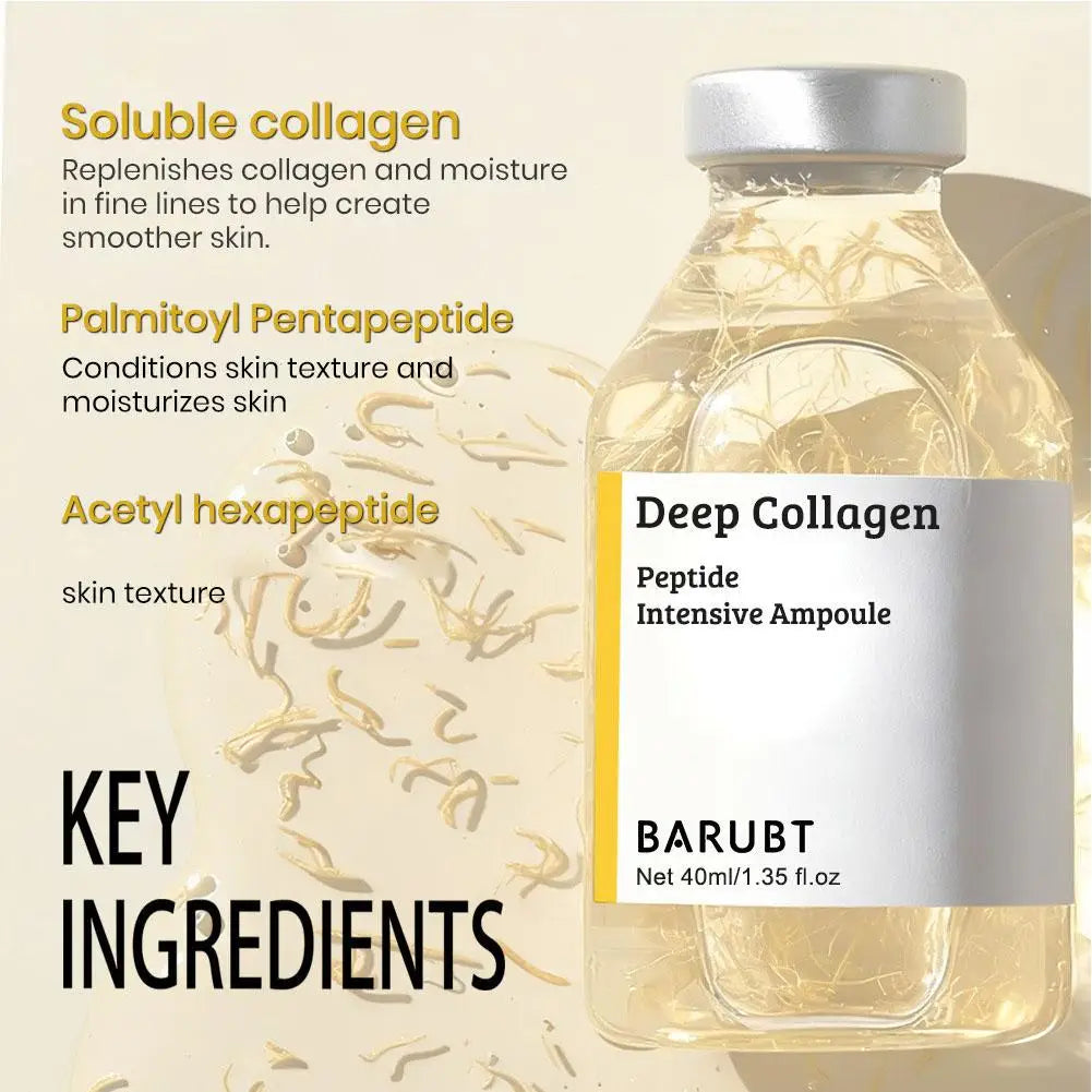 Deep Collagen Peptide Intensive Ampoule Essence Revitalizing Deep Moisturizing Glow Boosting Firming Nourishing Korean Skin Care