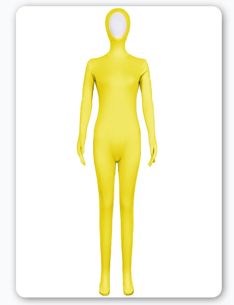Halloween Cosplay Costume Funny Long Sleeved Jumpsuit with Chiffon Skirt Suit Theme Party Role Playing Outfits for Adults