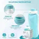 Silicone Collapsible Sports Water Bottles Outdoor Camping Folding Water Cup Large Capacity Travel Foldable Leakproof.kettle