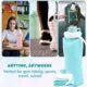 Silicone Collapsible Sports Water Bottles Outdoor Camping Folding Water Cup Large Capacity Travel Foldable Leakproof.kettle