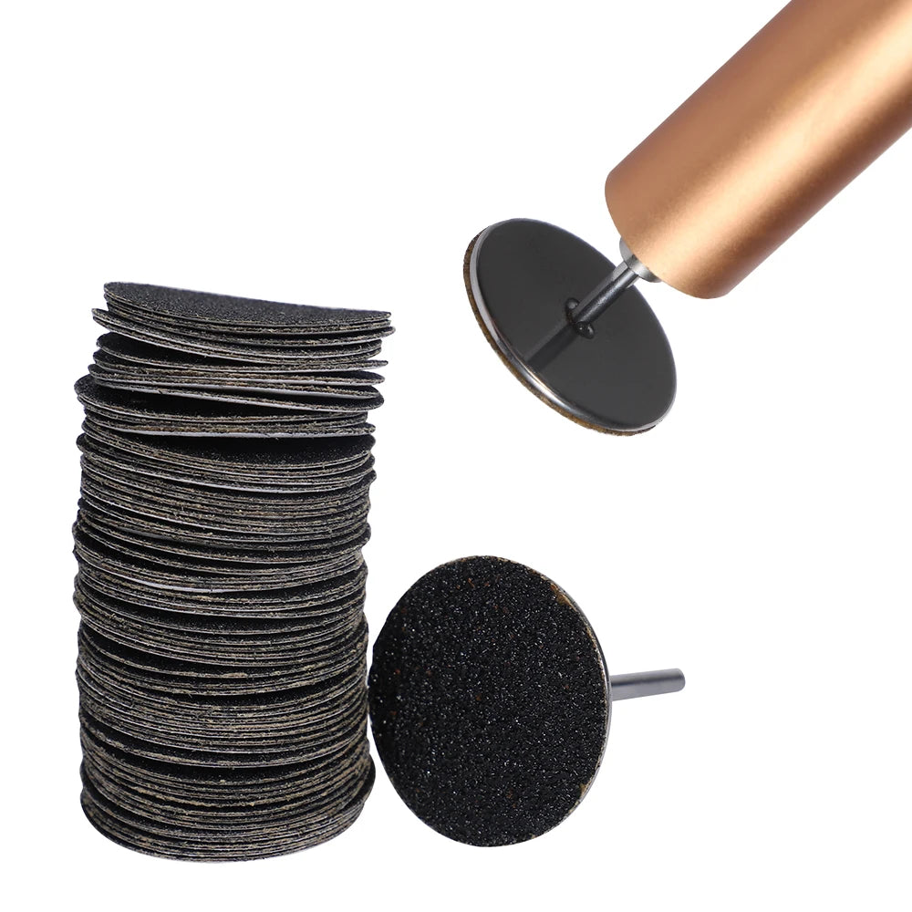 Diamond Nail Drill Bit Sanding Band Rotary Burr Foot Rasp Cuticle Cutters for Manicure Pedicure Disc Nozzles Tool Accessories