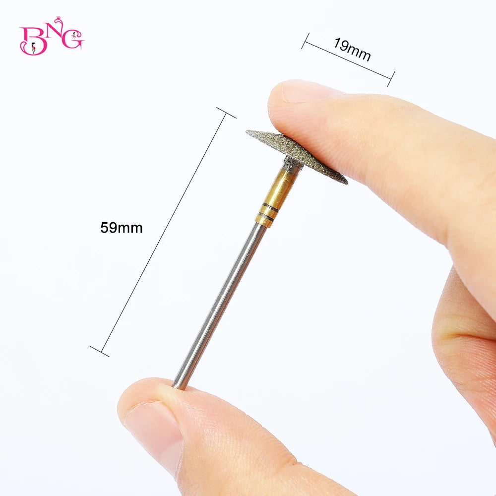 Diamond Nail Drill Bit Sanding Band Rotary Burr Foot Rasp Cuticle Cutters for Manicure Pedicure Disc Nozzles Tool Accessories
