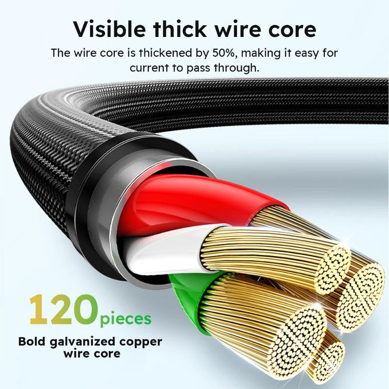 Charge Fast & Stay Connected! 🚀✨ Check out our 2-Pack 1.2M Super Fast Charging USB Cable - Mfi Certified 3 in 1 with Type-C, Micro USB, and IP Port! Perfect for all your devices! 📱🔌 #FastCharging #TechEssentials