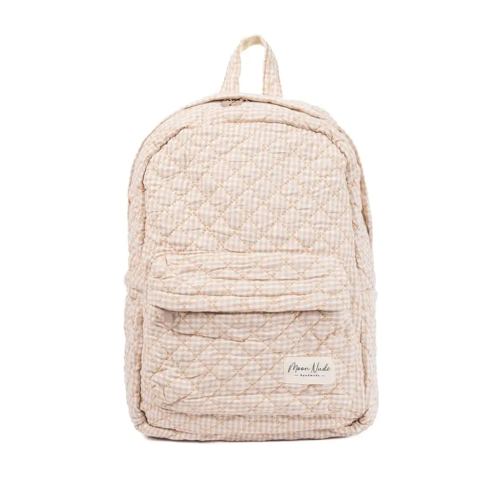 Moon Nude Peony Backpacks - Multiple Design Options - Convenient Exterior Pocket