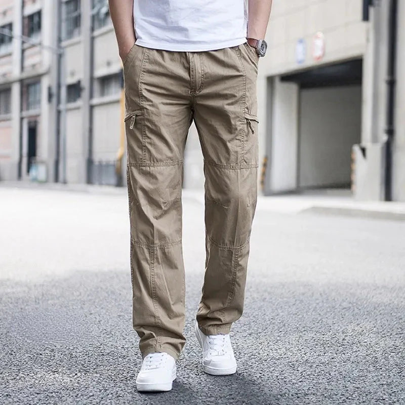 Men’S Cargo Trousers with Multiple Pockets