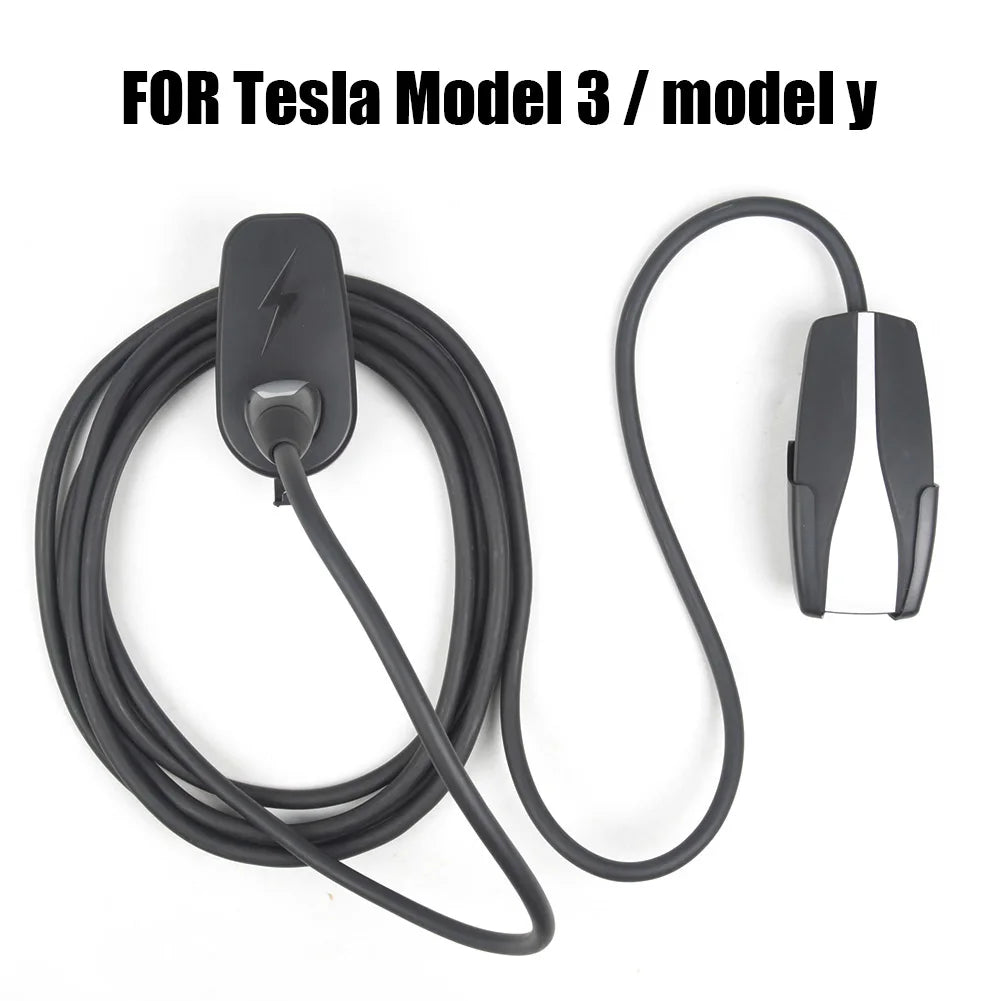 Car Charging Cable Mount Organizer for Tesla Model 3 Model Y Wall Mount with Chassis Bracket Connector Bracket Accessories
