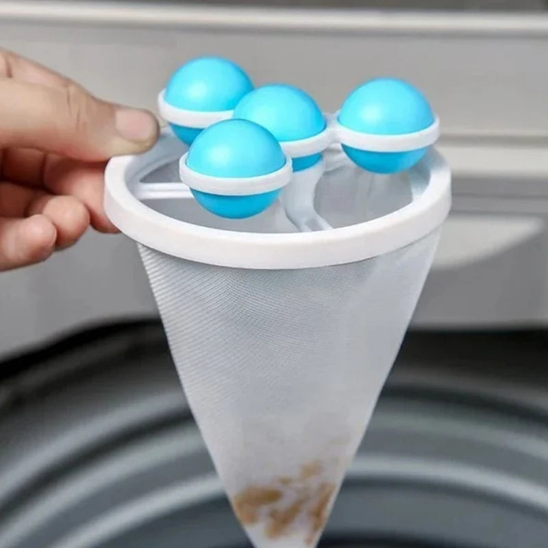 Say Goodbye to Pet Fur! 🐾✨ Check Out Our Reusable Washing Machine Hair Filter for Effortless Lint & Hair Removal! 💧💖