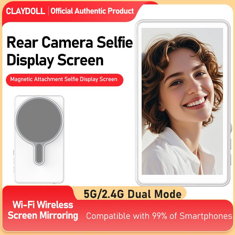 Capture the Perfect Selfie & Vlog with Our Magnetic Phone Monitor! 📸✨ Ideal for iPhone & Samsung Users!