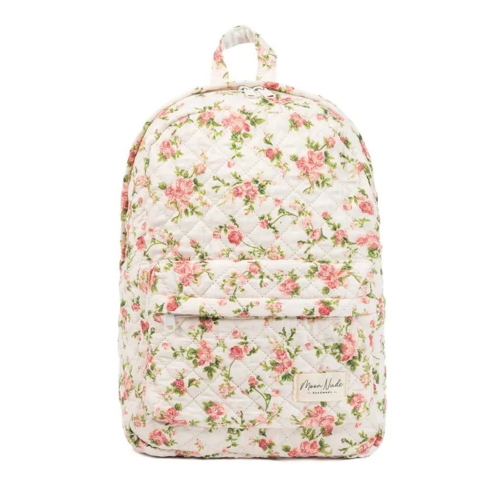 Moon Nude Peony Backpacks - Multiple Design Options - Convenient Exterior Pocket
