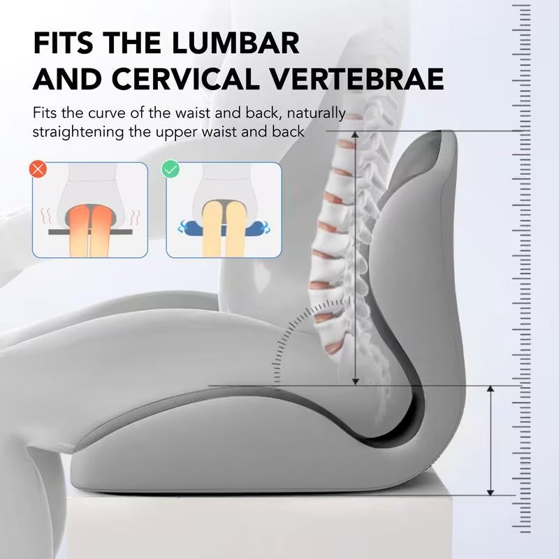 Elvix™ Posture Support Cushion - Back & Tailbone Support